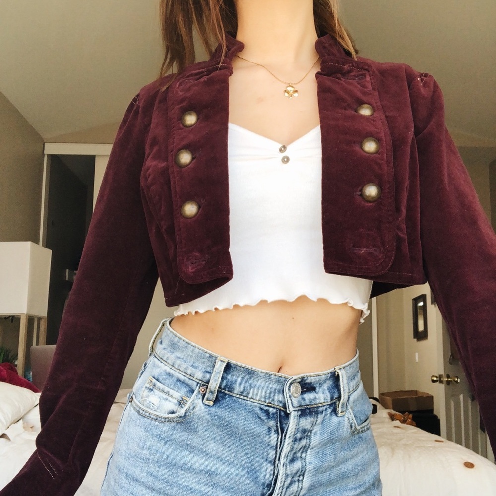 Vintage Burgundy Jacket